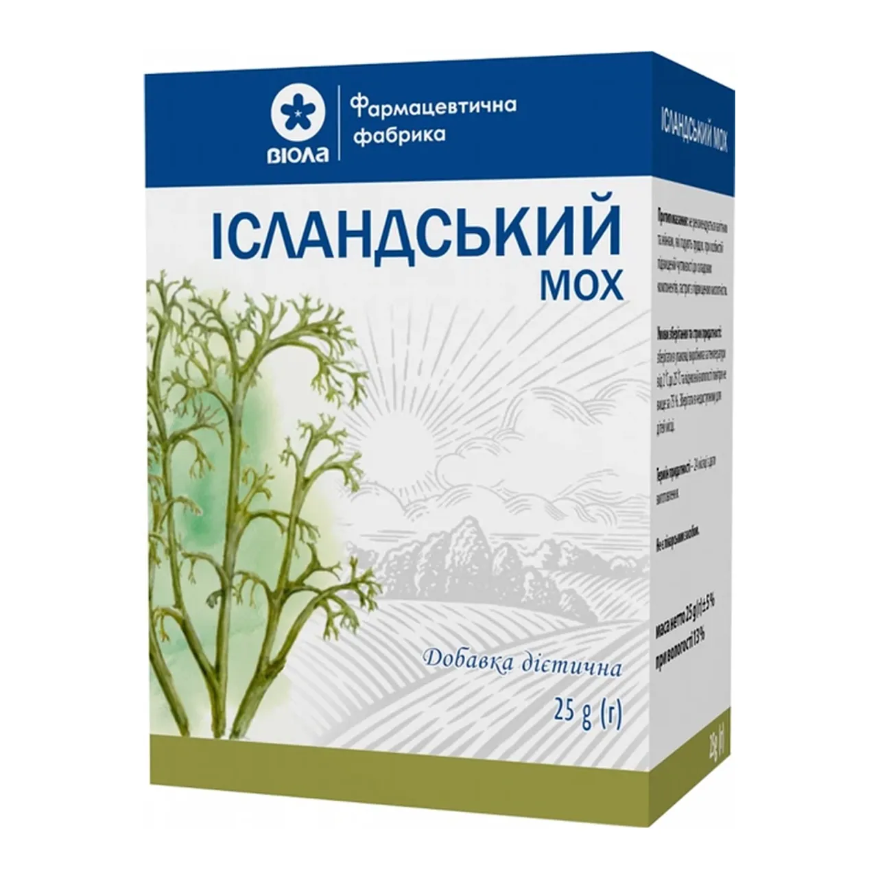 Фото товару «Ісландський Мох фіточай 25г» №1