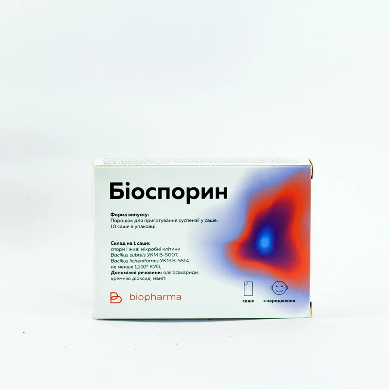 Фото товару «Біоспорин порошок для суспензії №10 саше» №1