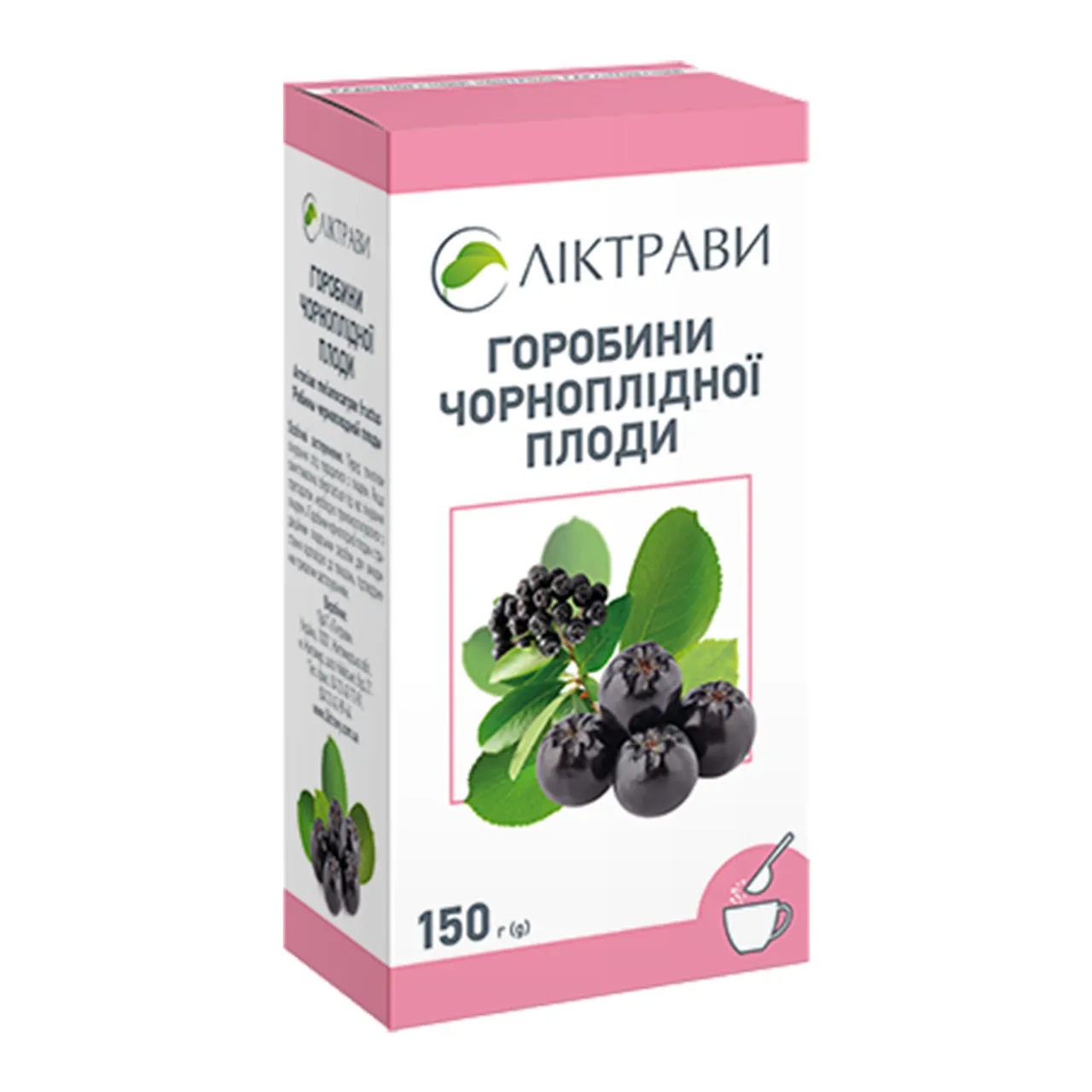 Фото товару «Горобини Чорноплідної Плоди фіточай 150г» №1