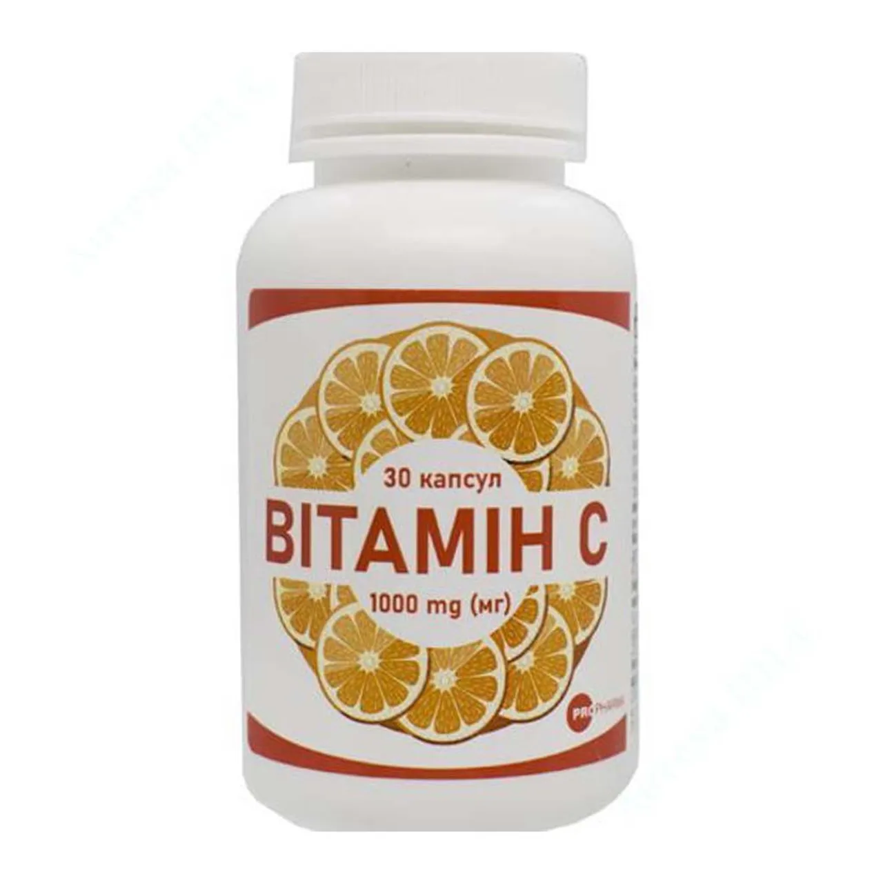 Вітамін С капсули 1000мг №30 флакон ПРО-фарма Pro-Pharma