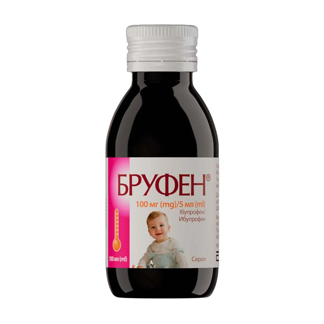 Бруфен сироп 100мг/5мл 100мл флакон Abbvie Аббві