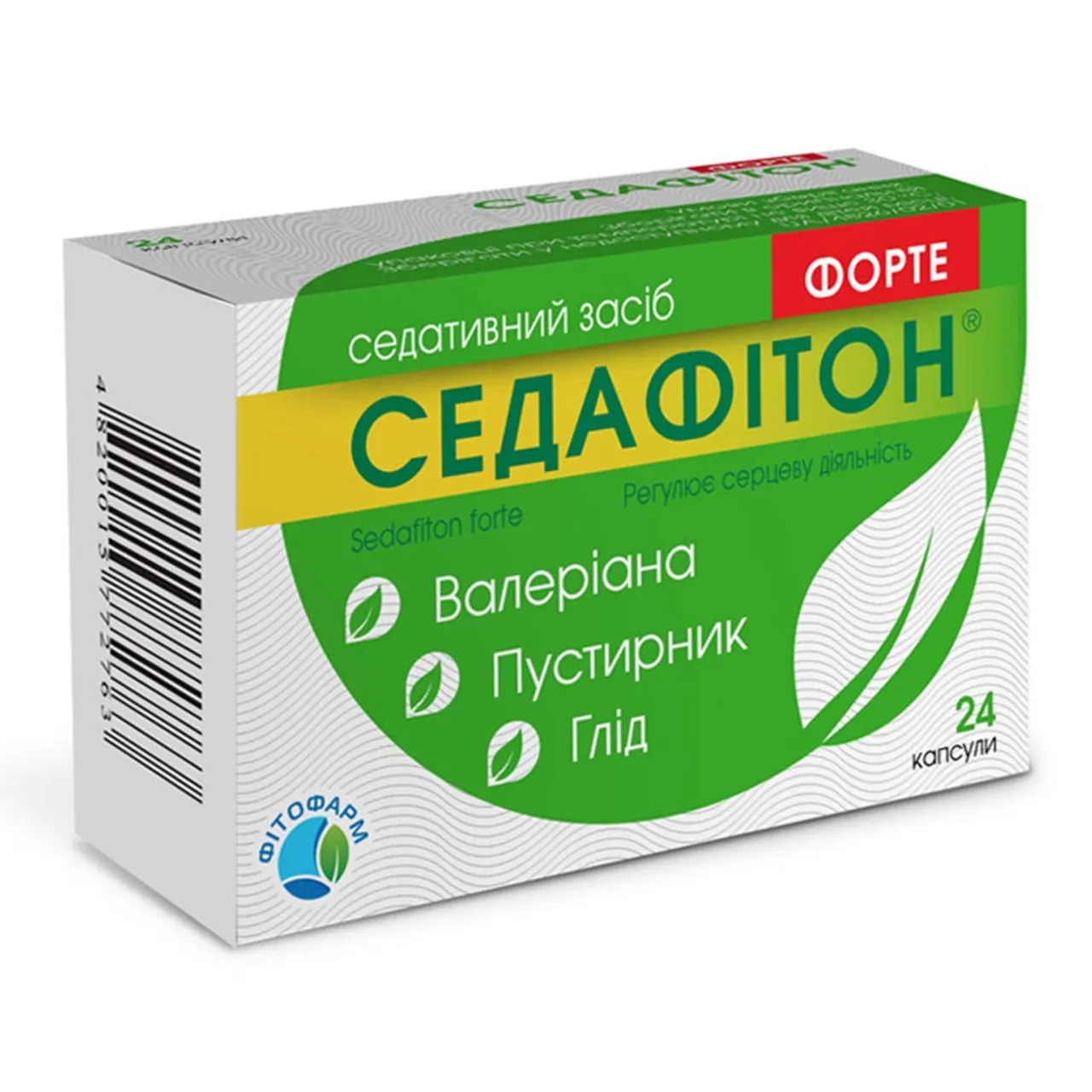 Седафітон Форте капсули №24 (6х4) блістер Фітофарм