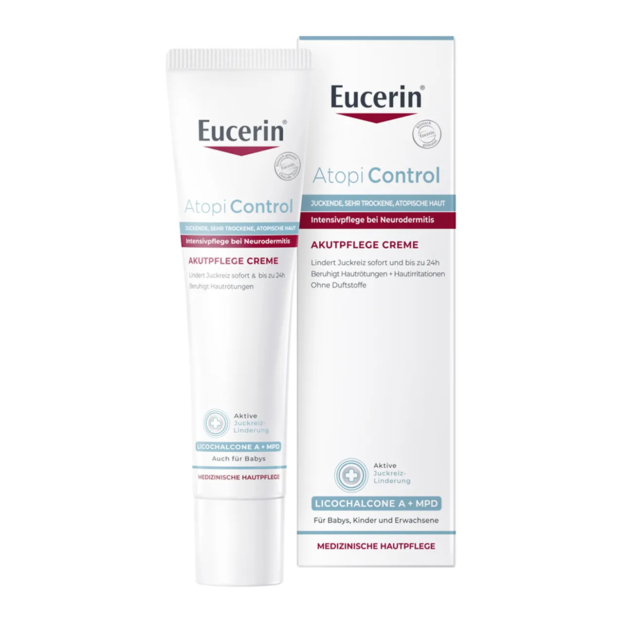 Фото товару «Крем Eucerin AtopiControl заспокійливий для атопічної шкіри 40мл туба» №2