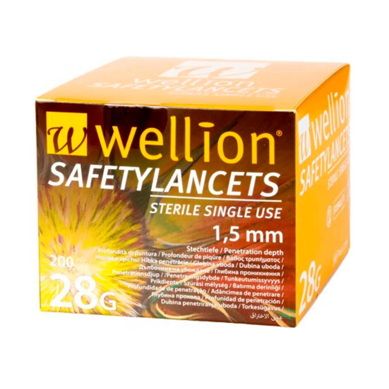 Ланцети безпечні Wellion G28 №200 (скарифікатор)