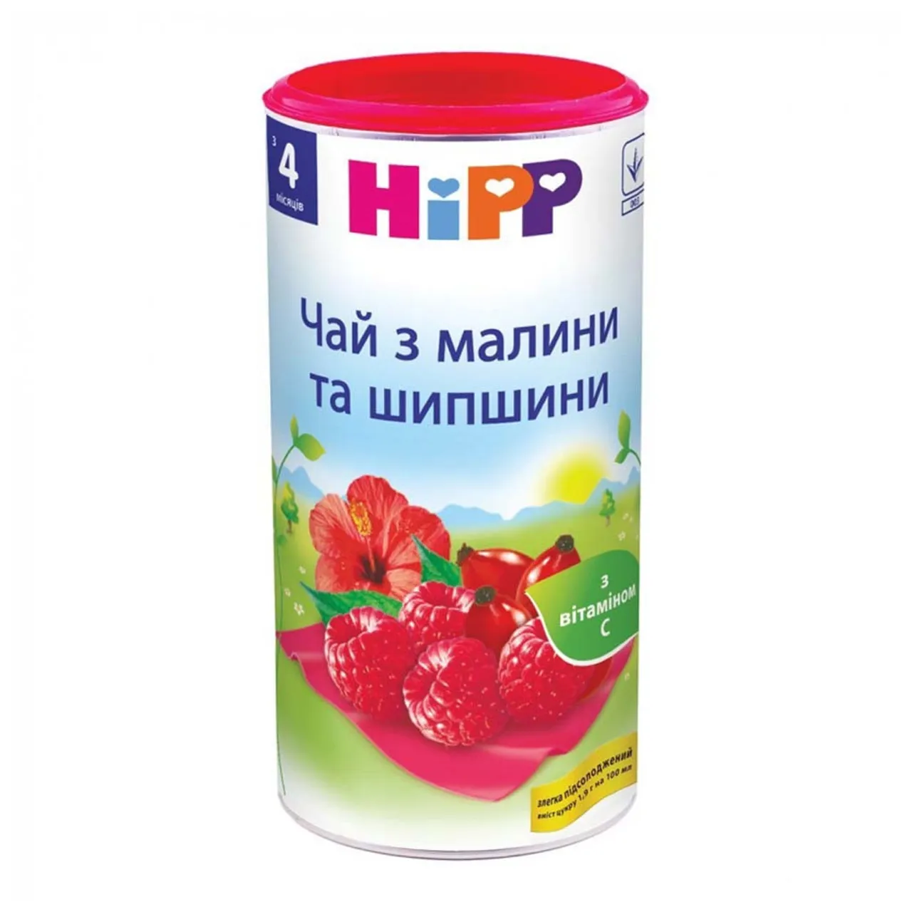 Дитячий чай HiPP ХіПП з малиною та шипшиною 200г