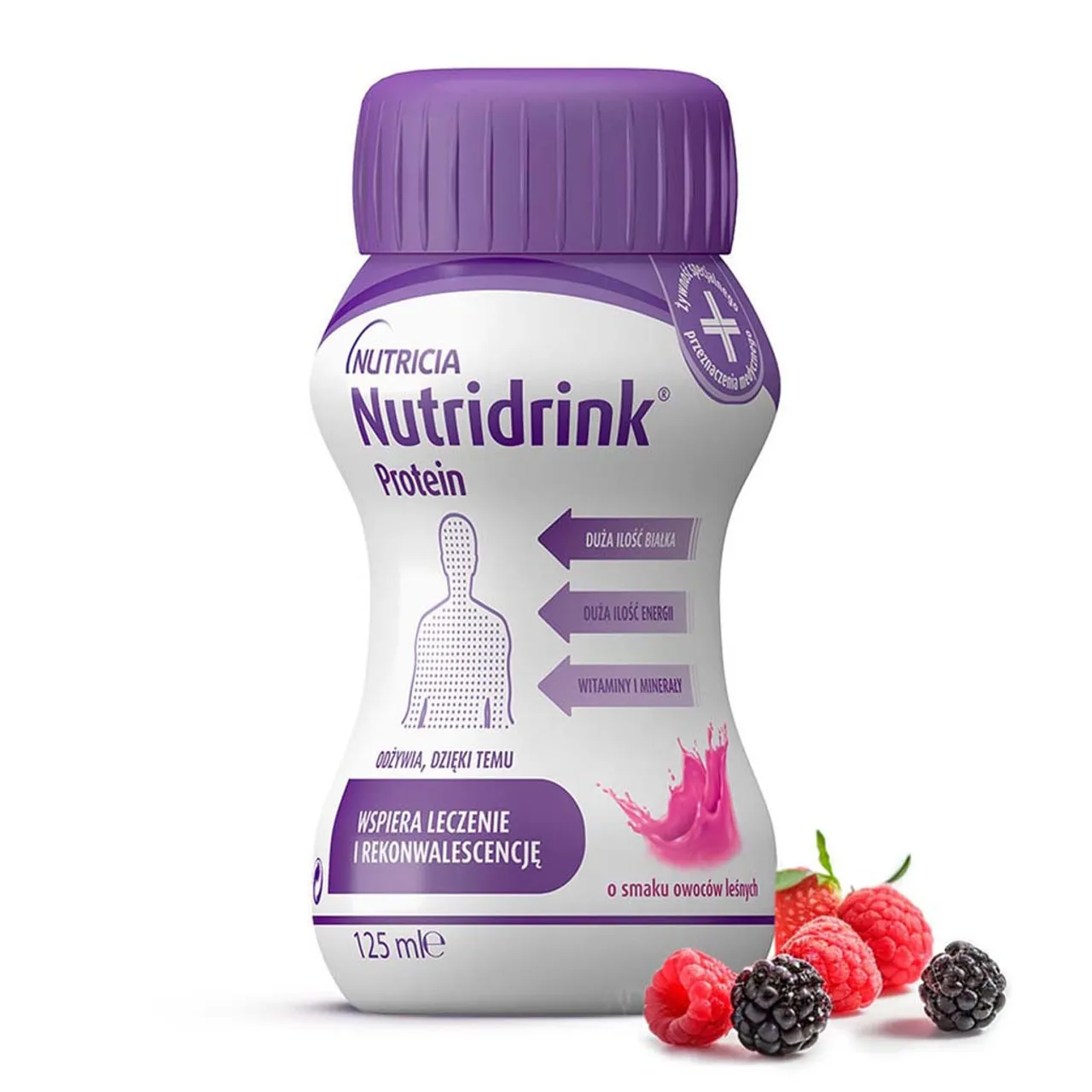 Нутрідрінк Протеїн Nutridrink Protein зі смаком лісових ягід 125мл №4 флакон