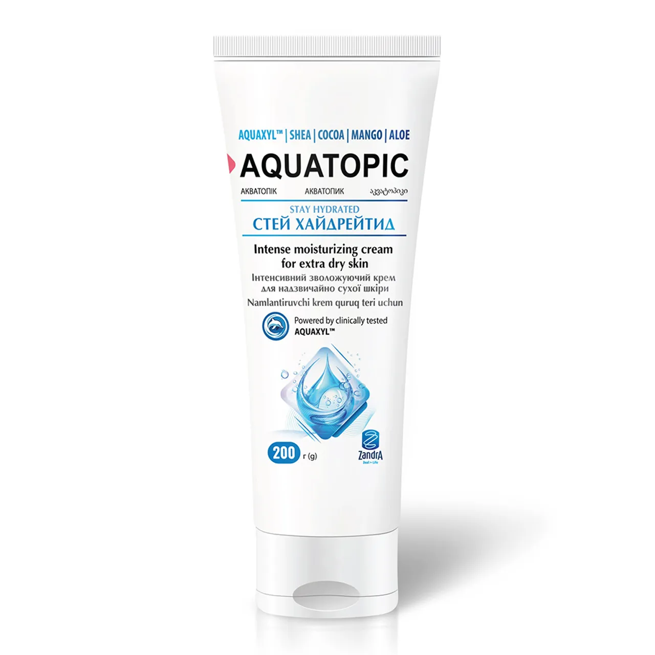 Aquatopic Stay Hydrated Акватопік Стей Хайдрейтид крем інтенсивний зволожуючий 200г туба