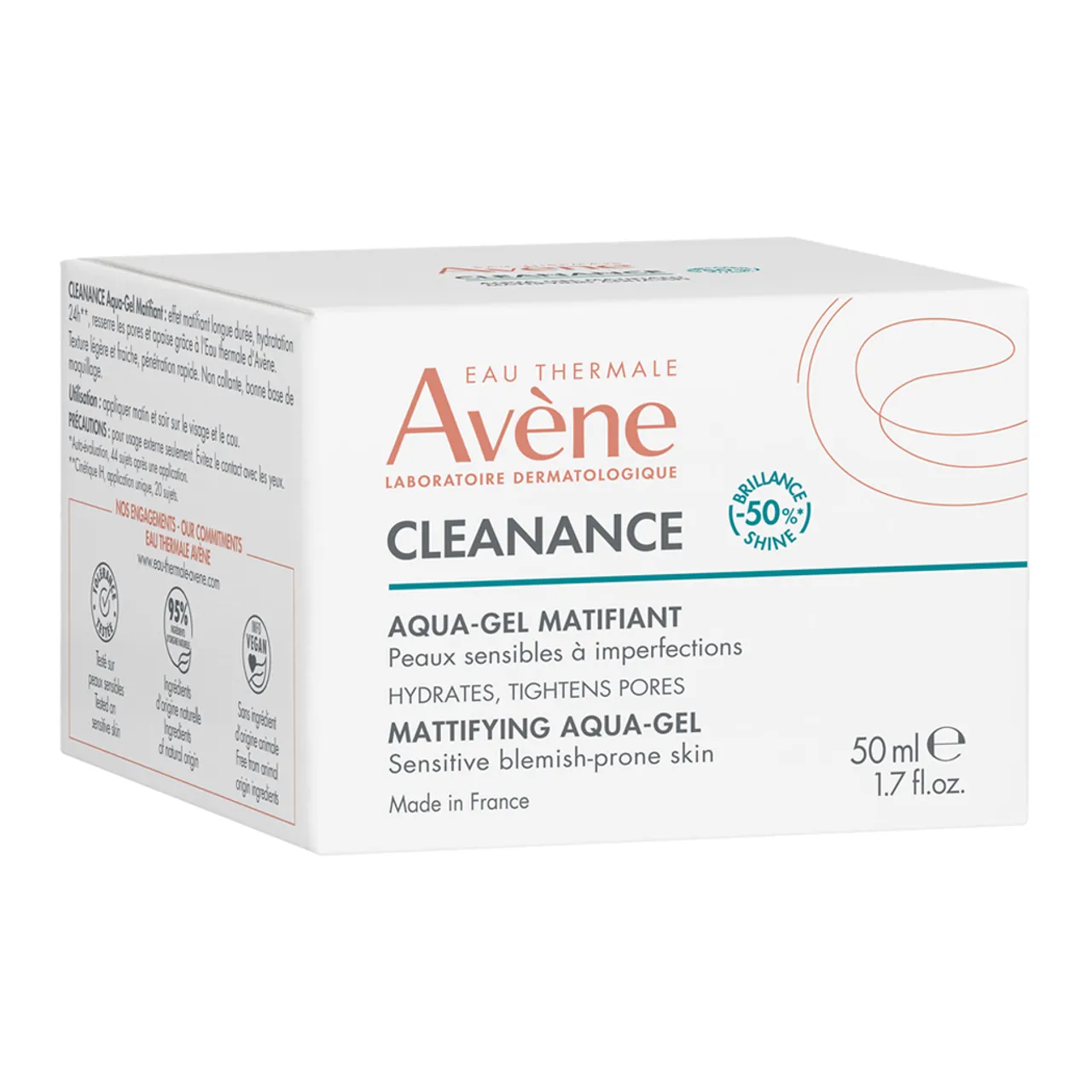 Фото товару «Гель для обличчя Avene Cleanance Aqua матуючий 50мл банка» №3