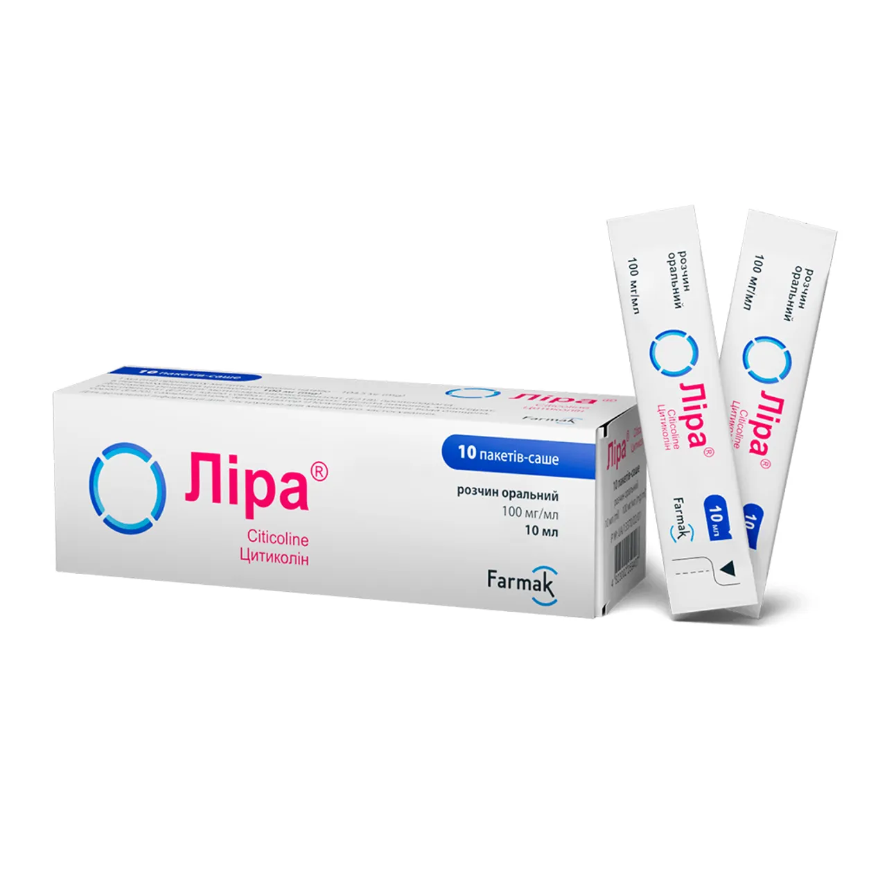 Фото товару «Ліра розчин оральний 100мг/мл 10мл №10 пакет-саше» №3