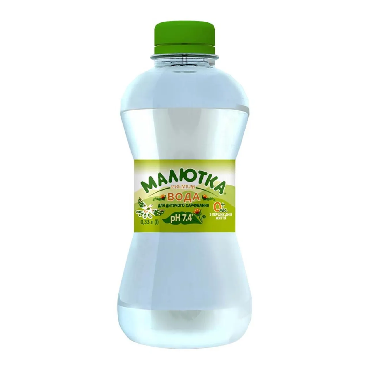 Дитяча вода Малютка Premium питна негазована 0,33л