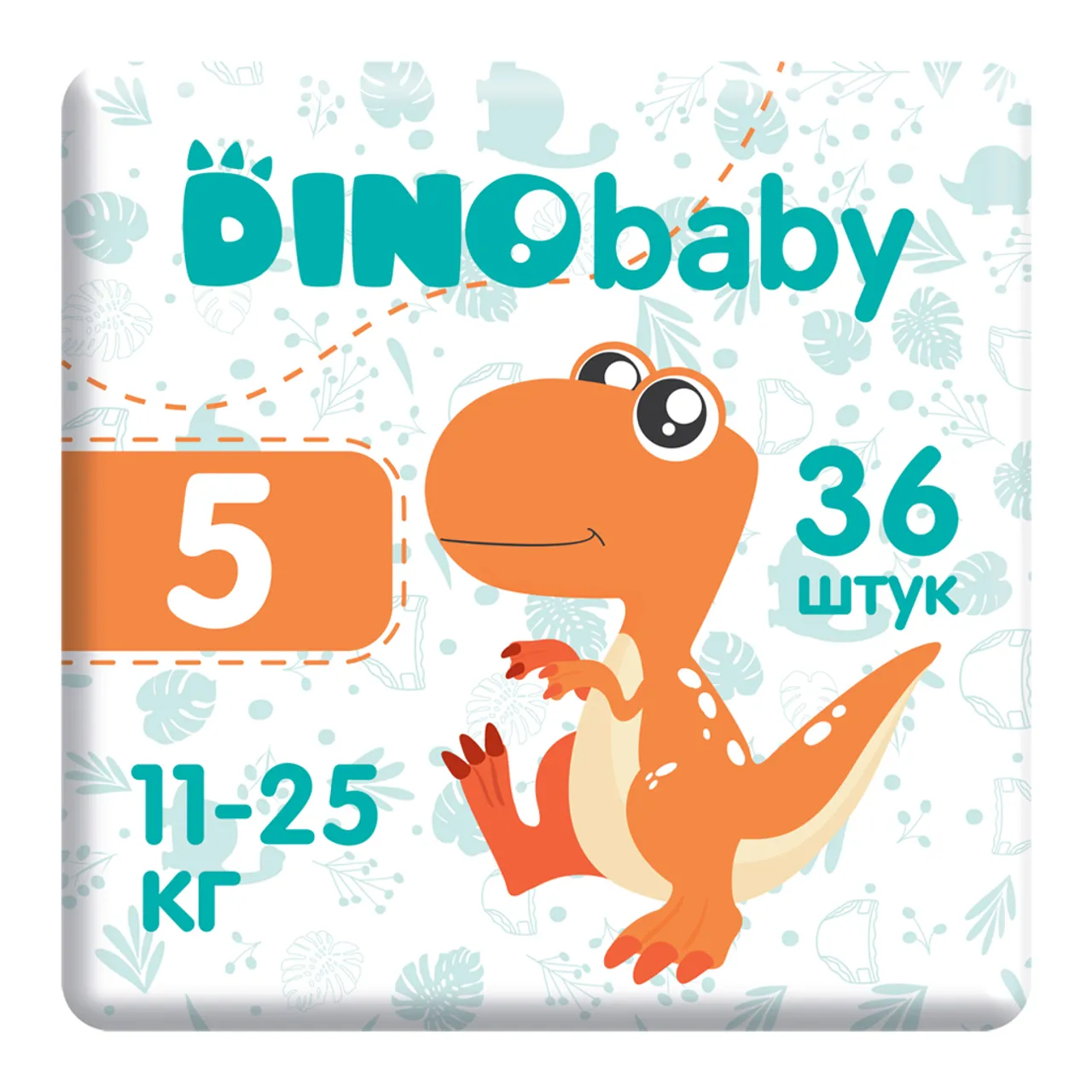 Фото товару «Підгузки Dino Baby 5 (11-25кг) №36» №1