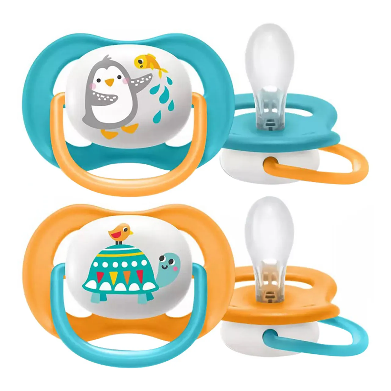 Фото товару «Пустушка Philips Avent Ultra Air SCF080/07 для хлопчиків 6-18 місяців, 2 штуки» №1