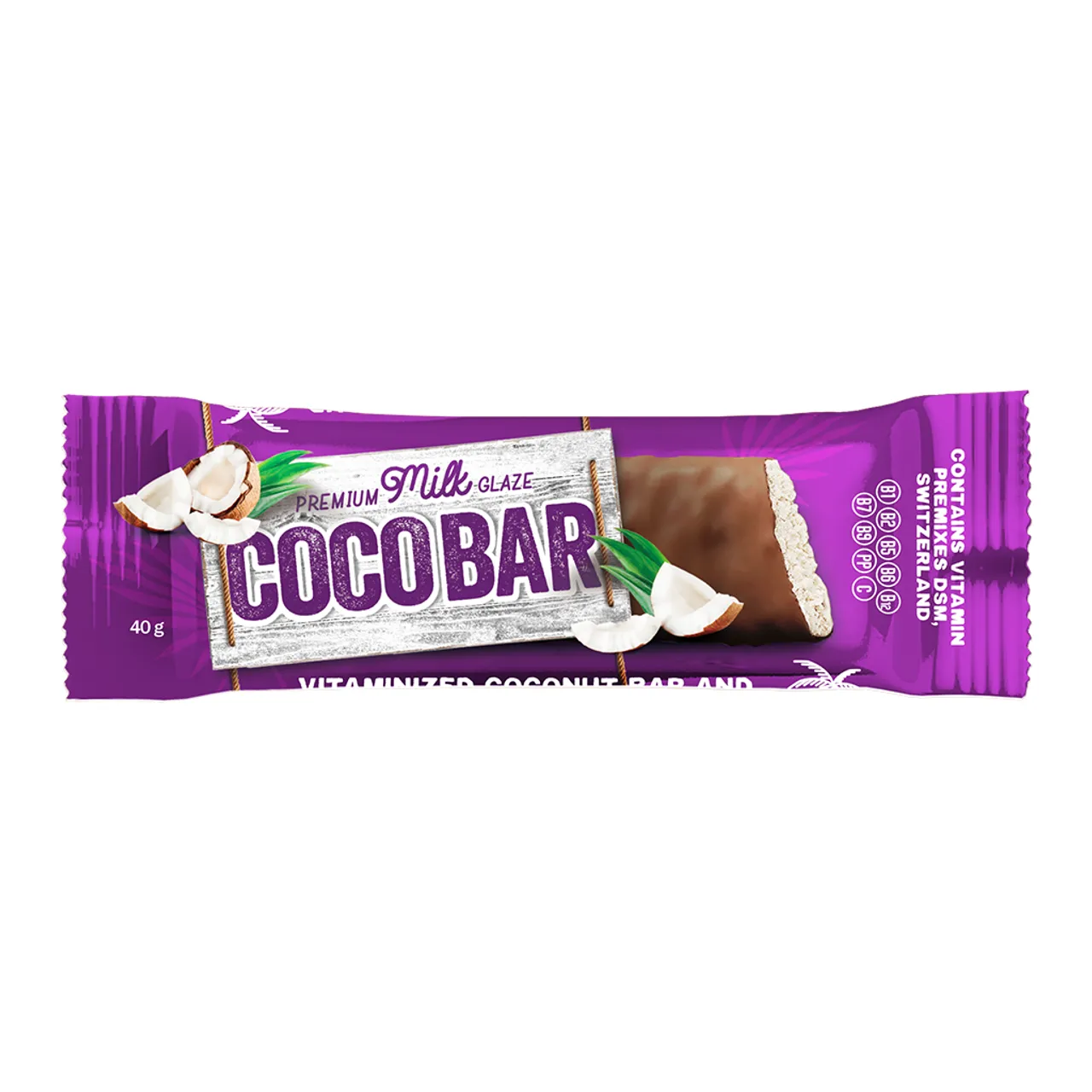 Фото товару «Батончик Coco Bar кокосовий у молочній глазурі 40г» №1