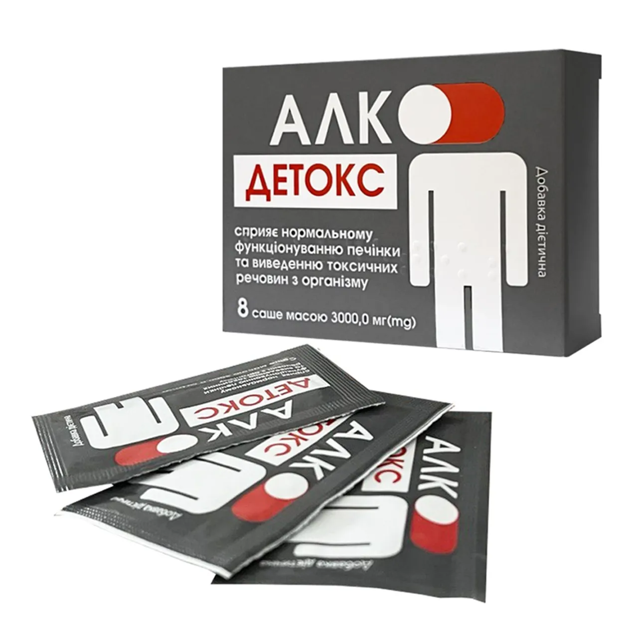 Фото товару «Алко-Детокс порошок для орального розчину 3г №8 саше» №2