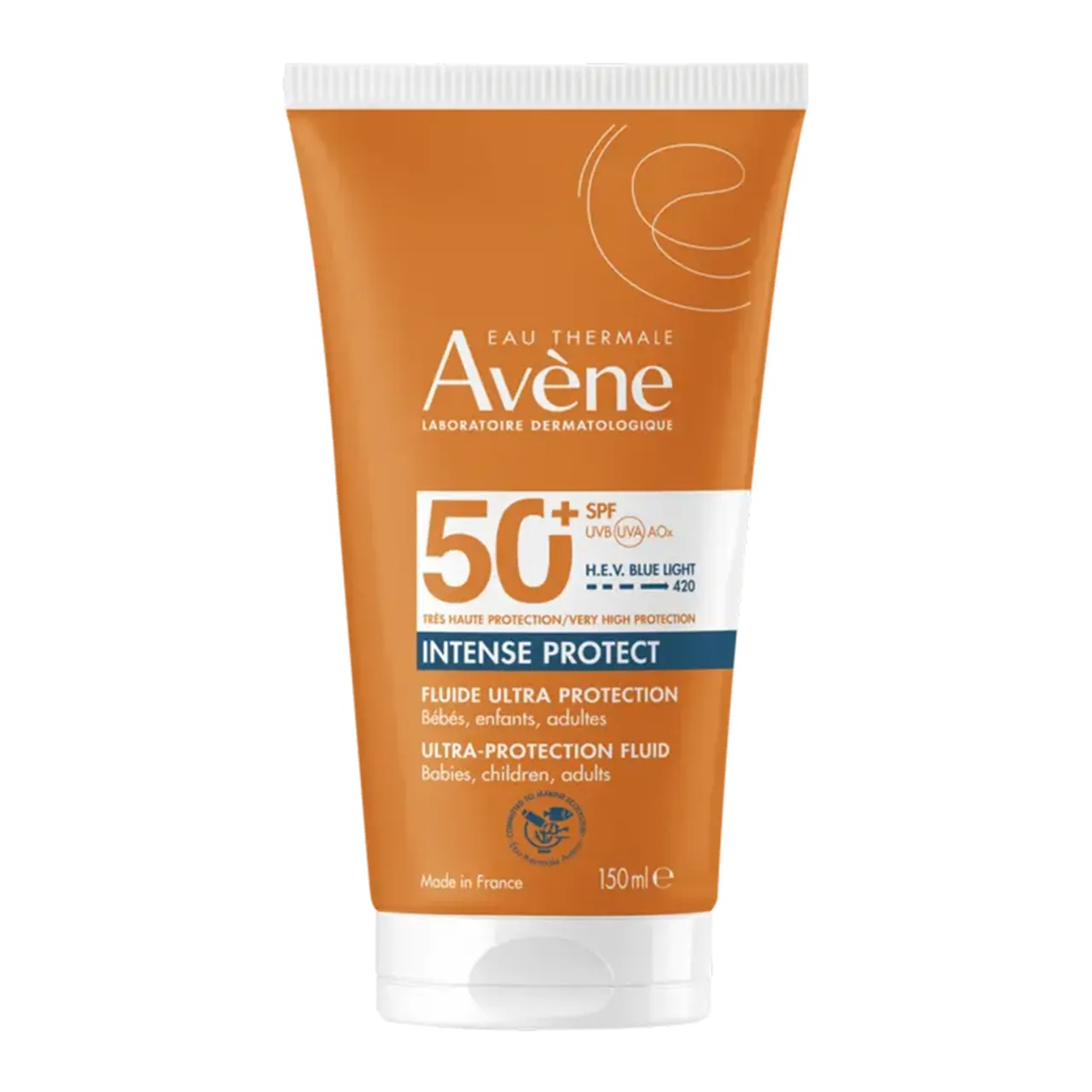 Фото товару «Флюїд Avene Intense Protect SPF50+ сонцезахисний для чутливої шкіри 150мл туба» №1
