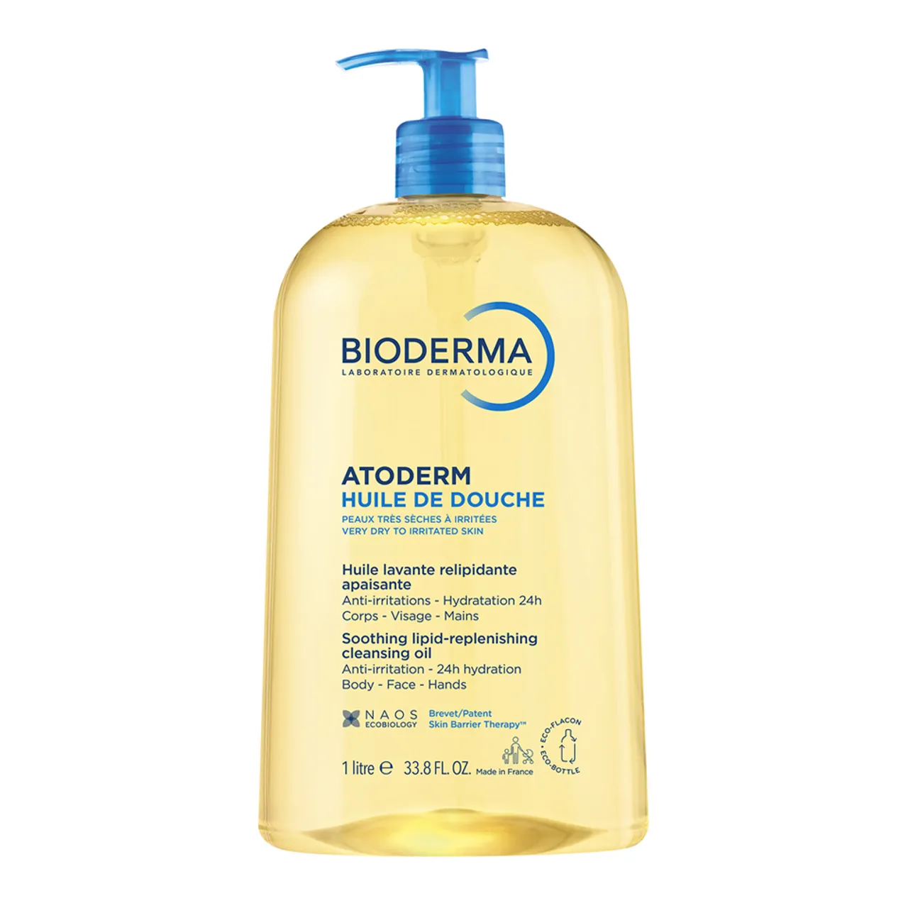 Фото товару «Олія для душу Bioderma Atoderm для сухої атопічної шкіри 1000мл флакон» №1