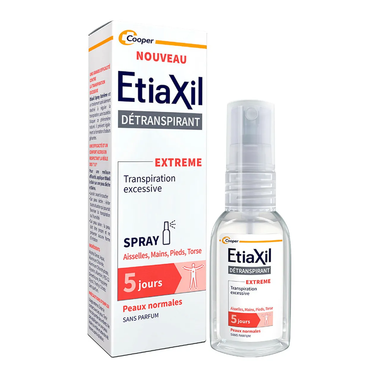 Фото товару «Дезодорант-антиперспірант Etiaxil Extreme спрей для нормальної шкіри 30мл флакон» №2