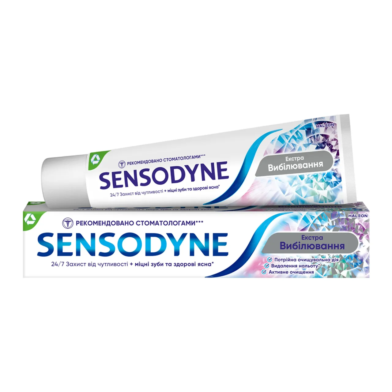 Фото товару «Зубна паста Sensodyne Екстра вибілювання 75мл туба» №1