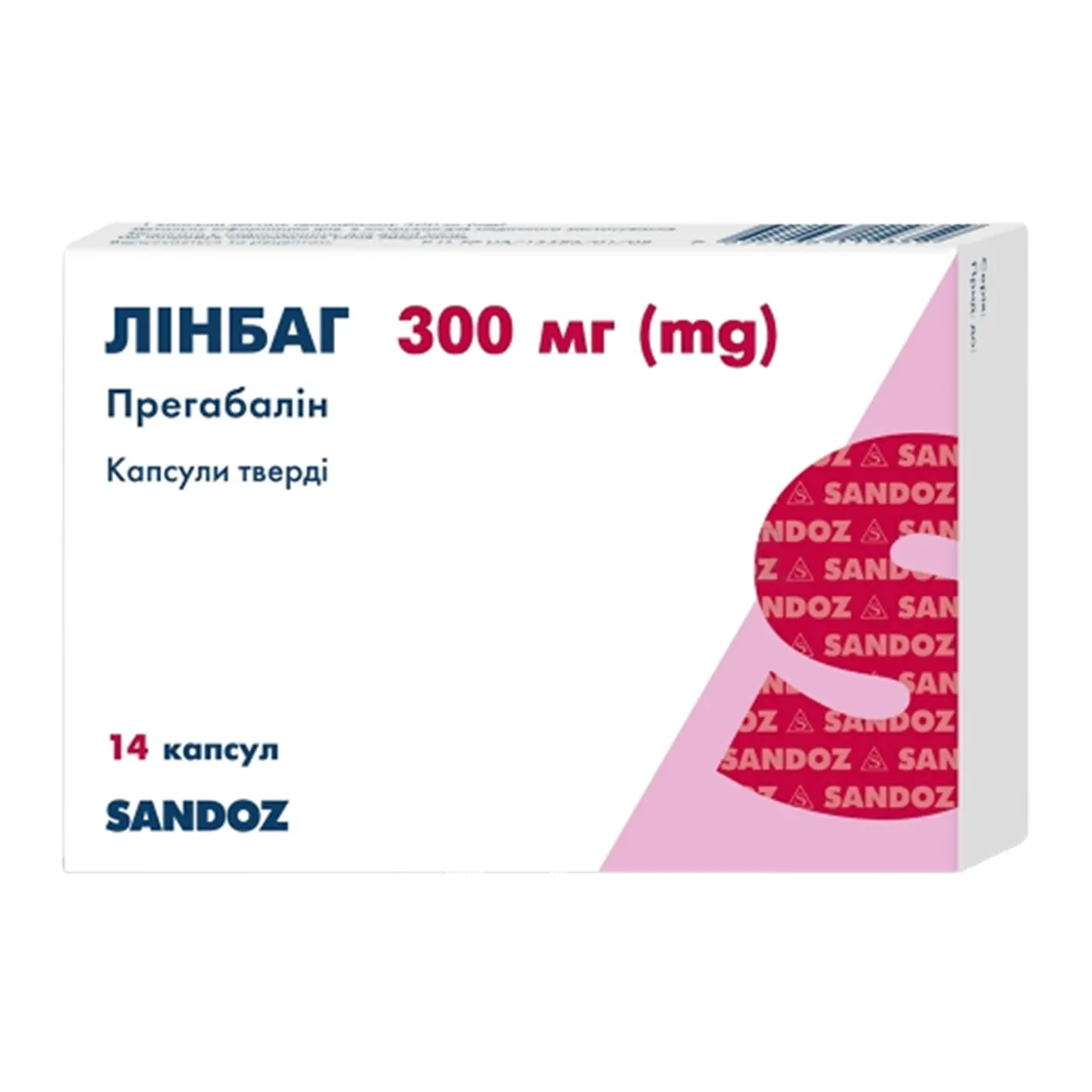 Фото товару «Лінбаг капсули 300мг №14 (7х2) блістери» №1