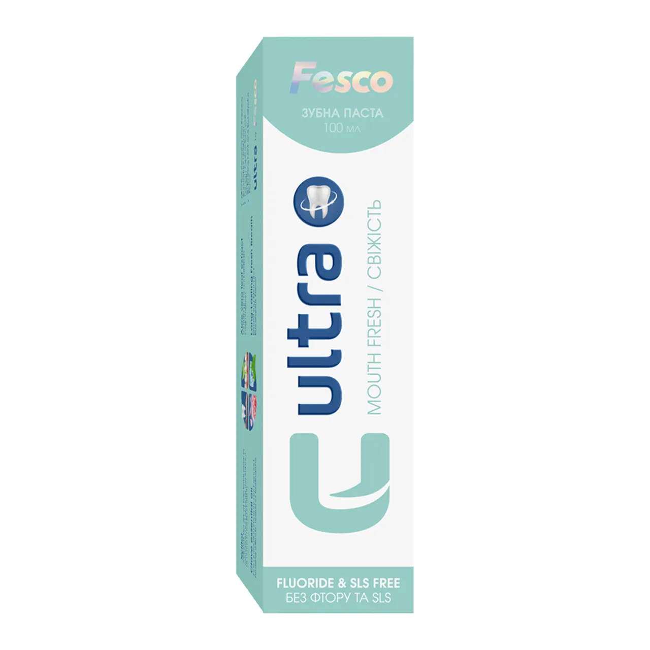 Фото товару «Зубна паста Fesco Ultra Свіжість 100мл туба» №2
