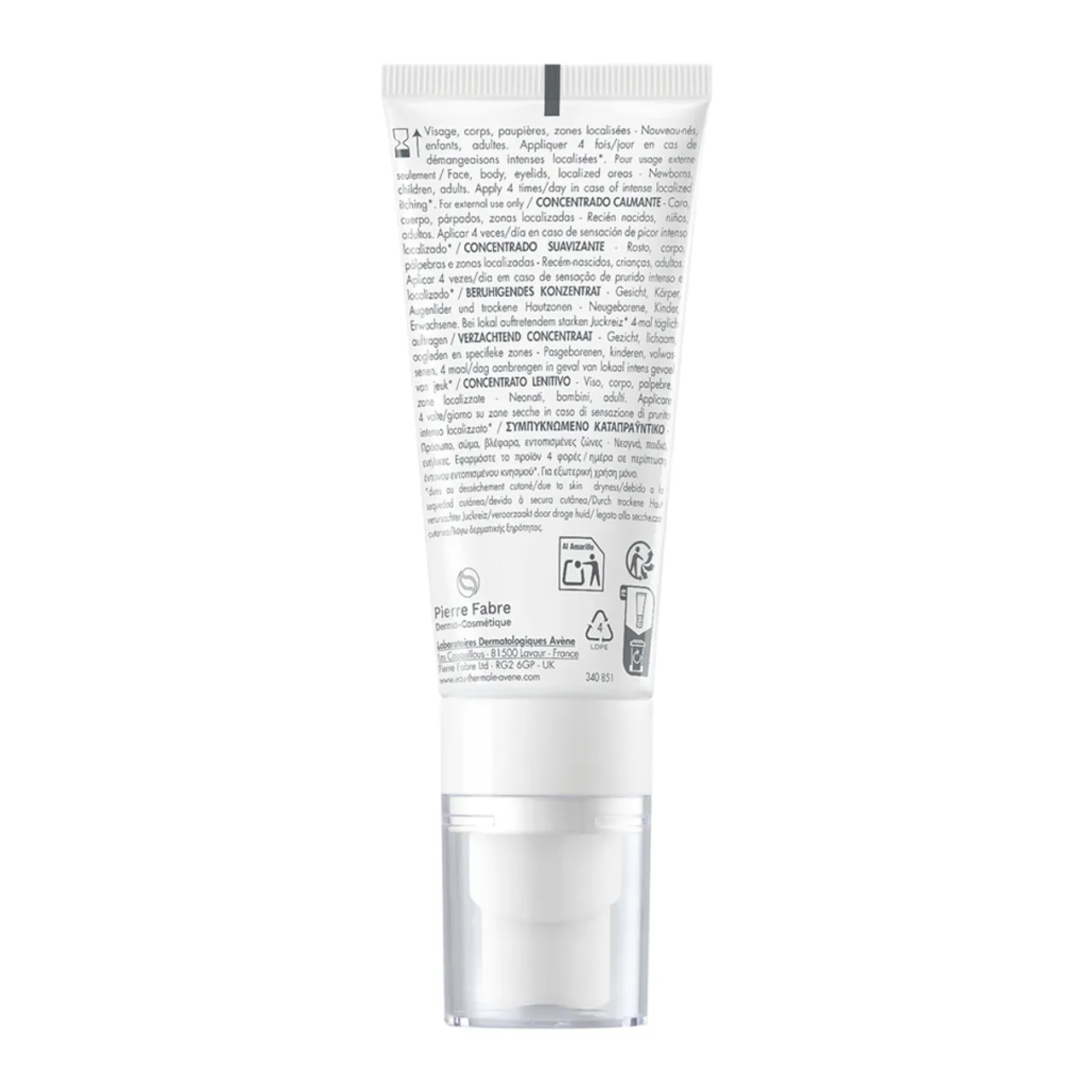 Фото товару «Концентрат Avene XeraCalm A.D заспокійливий проти свербежу для сухих ділянок шкіри 40мл туба» №2