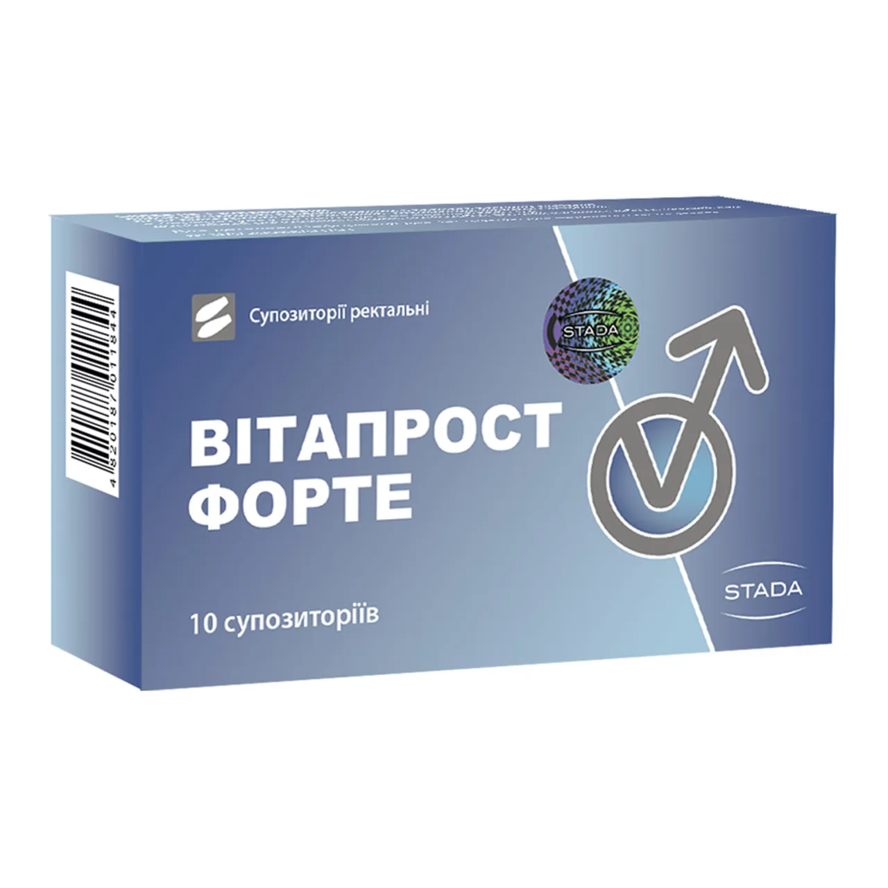 Фото товару «Вітапрост Форте супозиторії ректальні №10 (5х2) блістери» №1