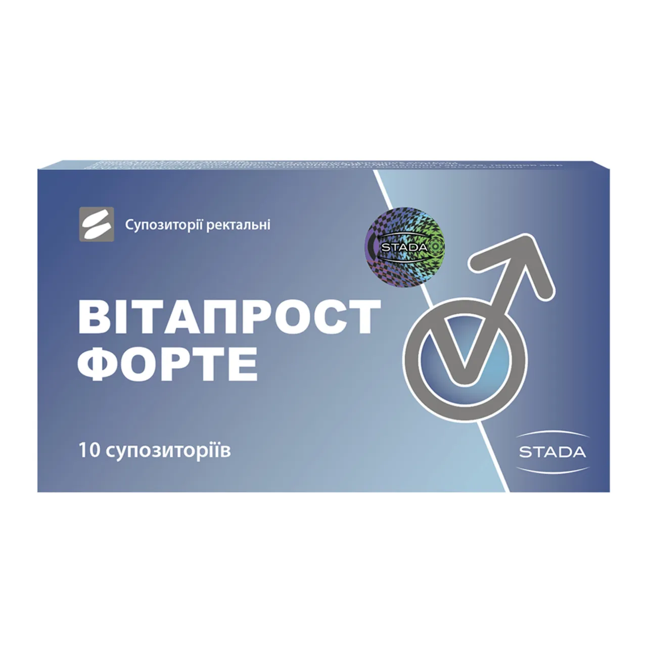 Фото товару «Вітапрост Форте супозиторії ректальні №10 (5х2) блістери» №2