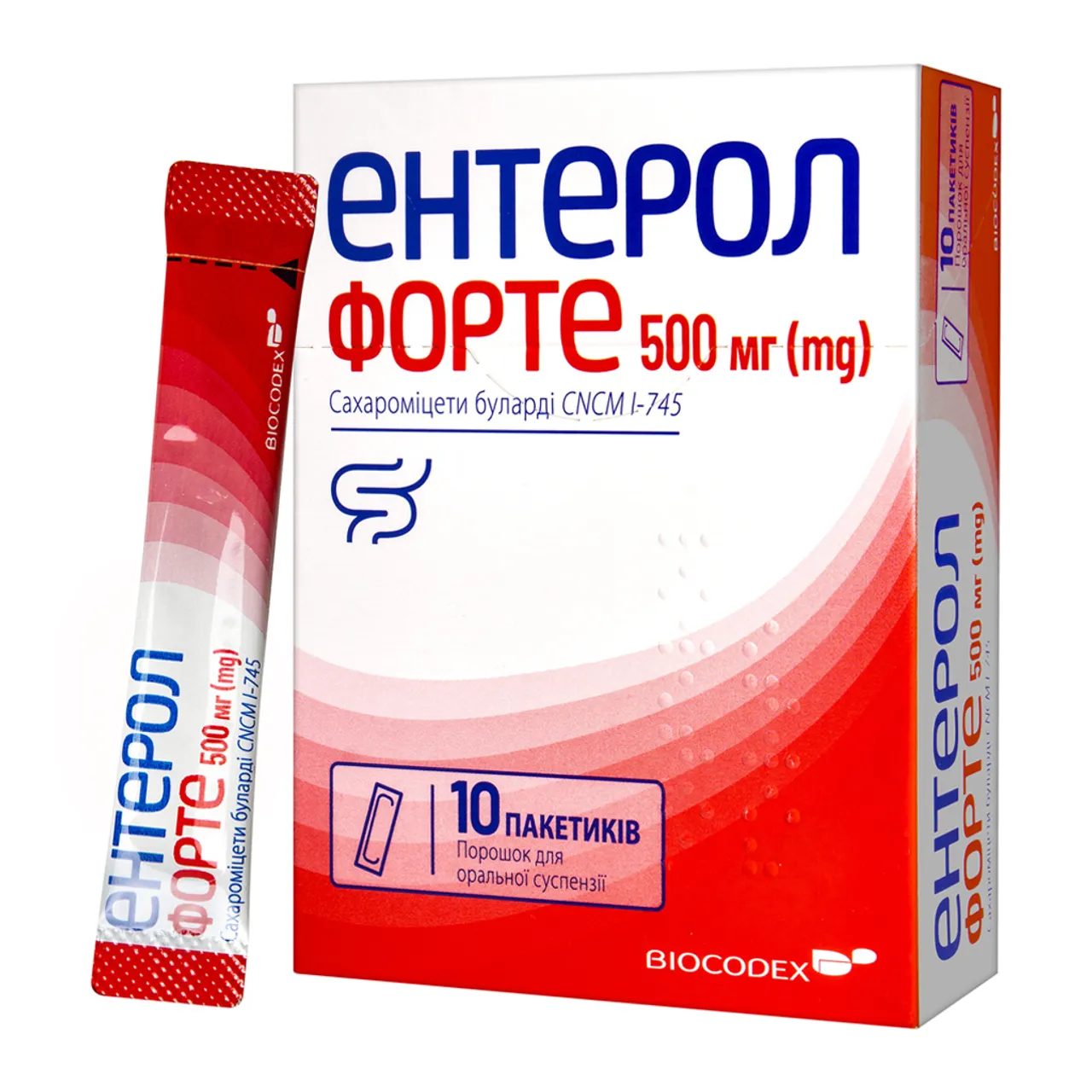Фото товару «Ентерол Форте порошок для оральної суспензії 500г №10 пакети» №3