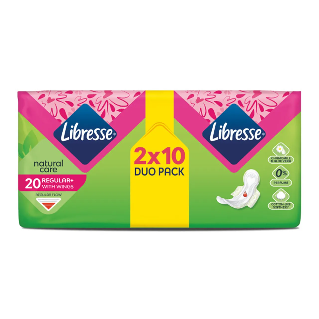 Фото товару «Прокладки Libresse Natural Care Ultra Normal гігієнічні №20» №1
