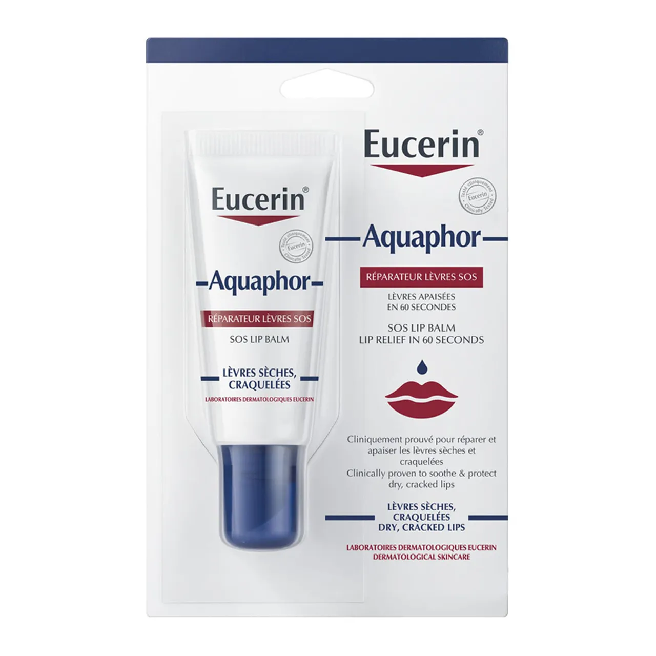 Фото товару «Бальзам для губ Eucerin Aquaphor заспокійливий відновлюючий 10мл туба» №2