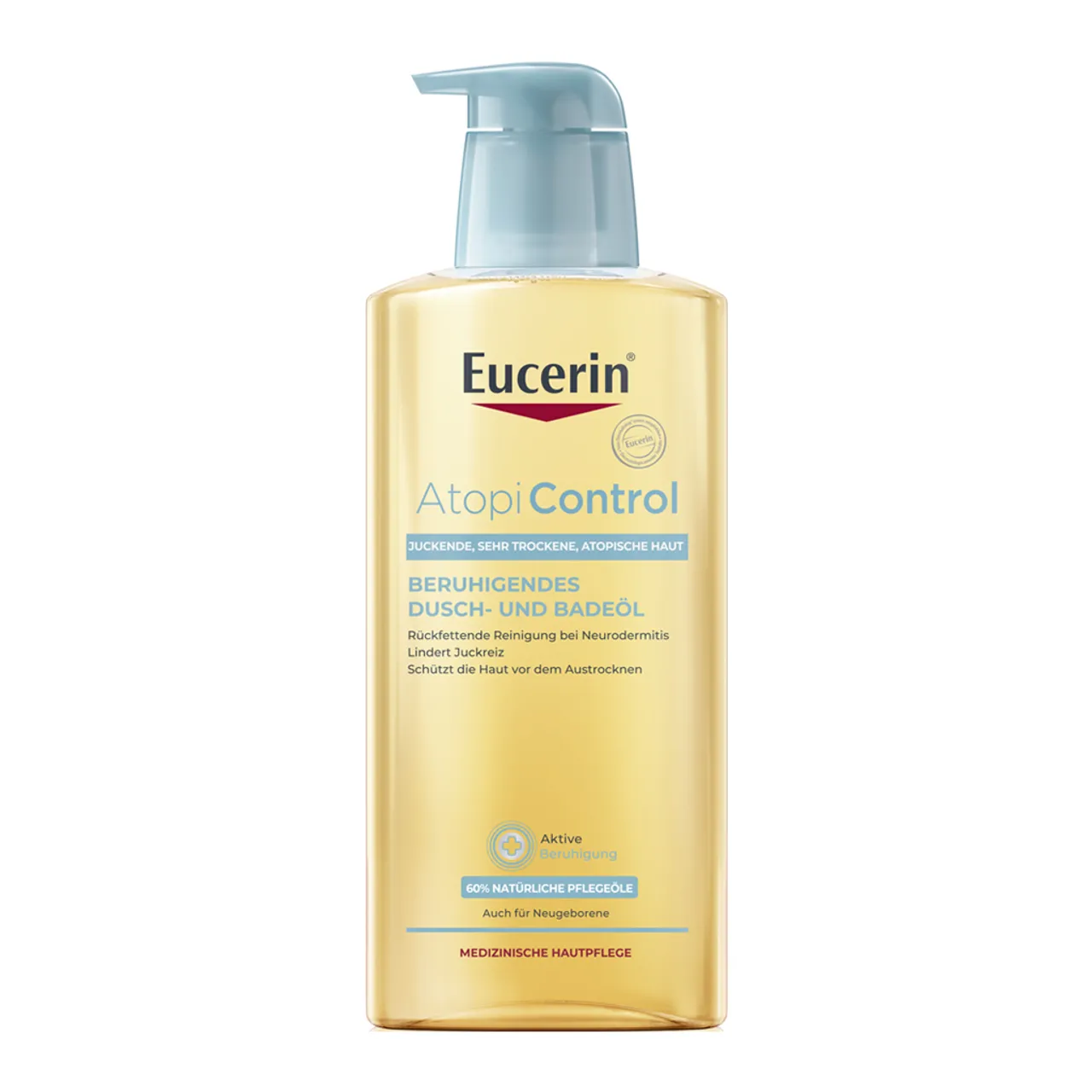 Фото товару «Олія Eucerin AtopiControl очищуюча для атопічної шкіри 400мл флакон» №1