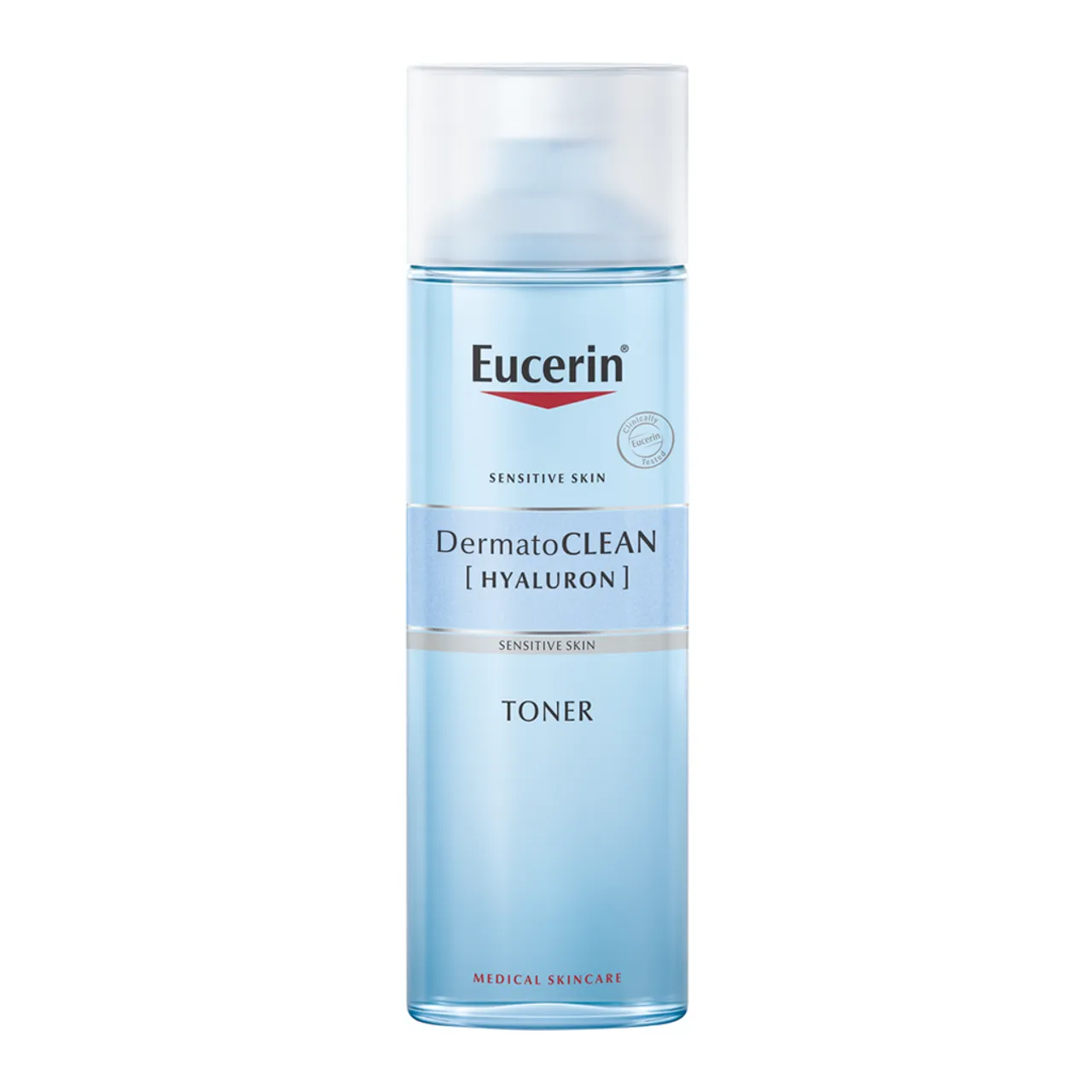 Фото товару «Тонік Eucerin DermatoClean очищуючий для чутливої шкіри 200мл флакон» №1