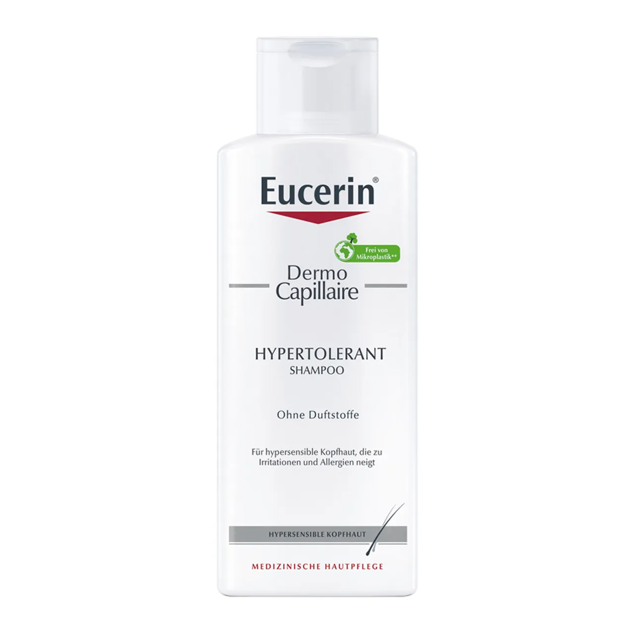 Фото товару «Шампунь Eucerin DermoCapillaire Hypertolerant для гіперчутливої шкіри голови 250мл флакон» №1