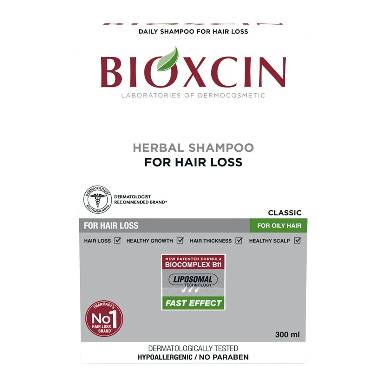 Фото товару «Шампунь Bioxсin при випадінні для жирного типу волосся 300мл флакон» №2