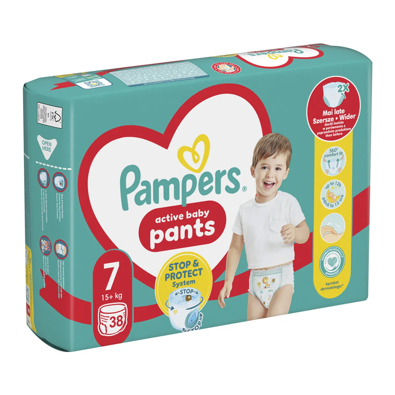 Фото товару «Підгузки-трусики Pampers Pants Active Baby 7 (15+кг) №38» №2