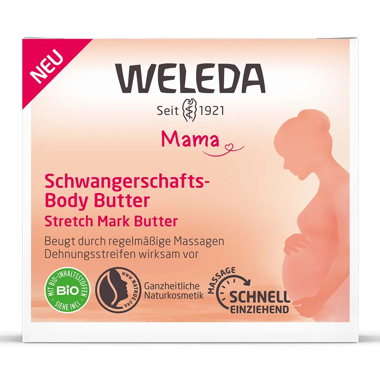 Weleda Mama баттер для профілактики розтяжок 150мл банка