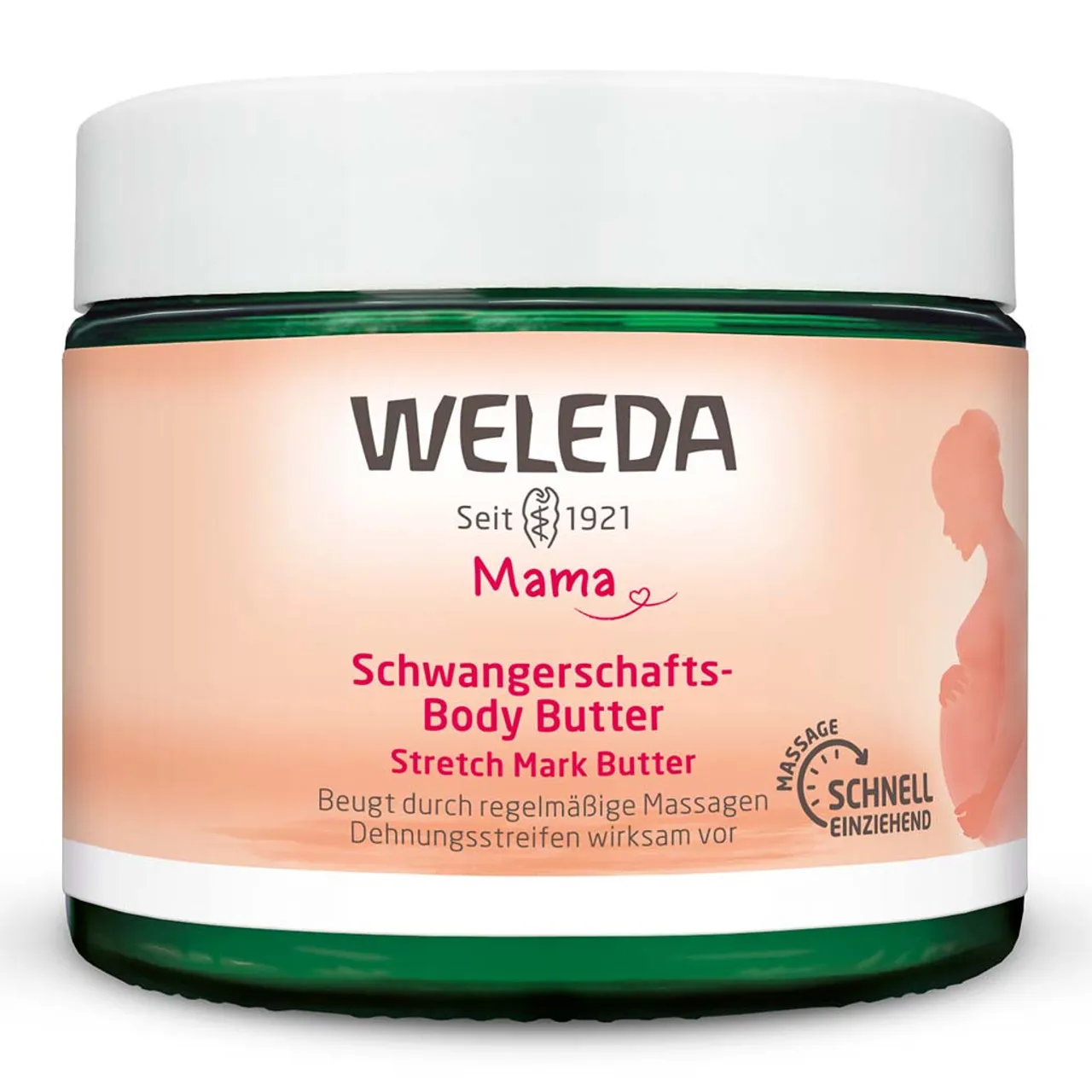 Weleda Mama баттер для профілактики розтяжок 150мл банка