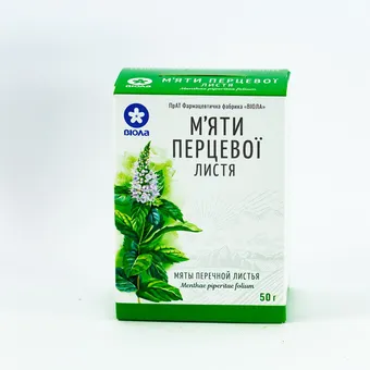 Фото товару «М'яти перцевої лист 50г»