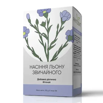 Насіння Льону Звичайного фіточай 150г Фітосвіт Phytosvit