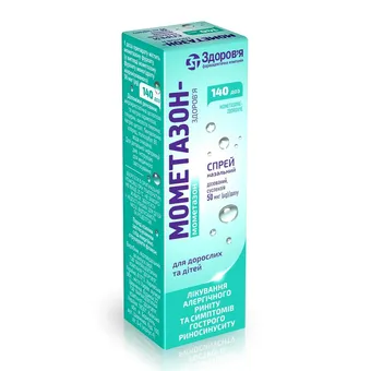 Фото товару «Мометазон-Здоров'я спрей назальний 50мкг/доза 140доз флакон»