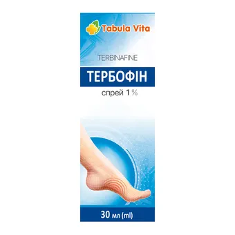 Тербофін Tabula Vita Табула Віта спрей для ніг 1% 30мл флакон