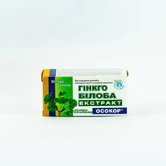 Фото товару «Гінкго Білоба екстракт таб. 0,20г №60»