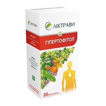 Фото товару «Гіпертофітол фіточай 1,5г №20 фільтр-пакети»