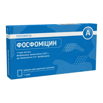 Фото товару «Фосфоміцин гранули для орального розчину 3г саше»