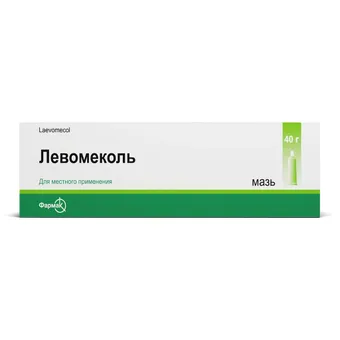Левомеколь мазь 40г туба Фармак