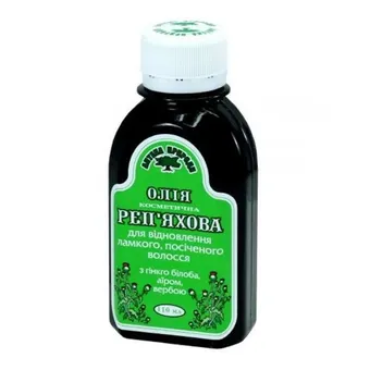 Олія реп'яхова для догляду за шкірою волосся 110мл флакон Флора-Фарм