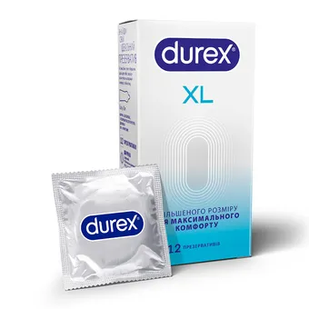 Презервативи Durex Invisible XL ультратонкі №12