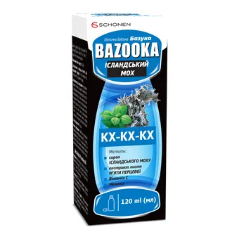 Базука Ісландський мох еліксир 120мл флакон SIA L.E.V.