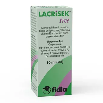 Лакрісек Фрі Lacrisek Free краплі очні 10мл флакон
