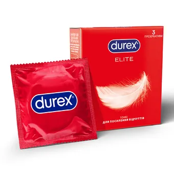 Презервативи Durex Elitе особливо тонкі №3